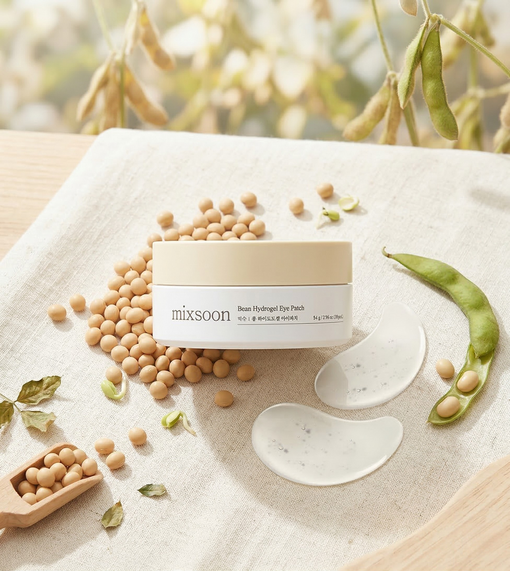 Mixsoon Bean Hydrogel Eye Patch - Parches de Hidrogel de Soja