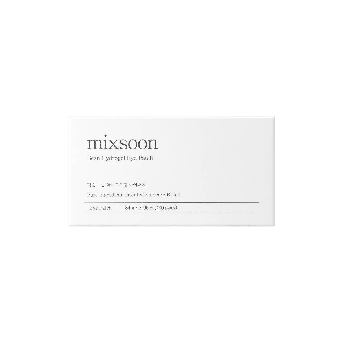 Mixsoon Bean Hydrogel Eye Patch - Parches de Hidrogel de Soja